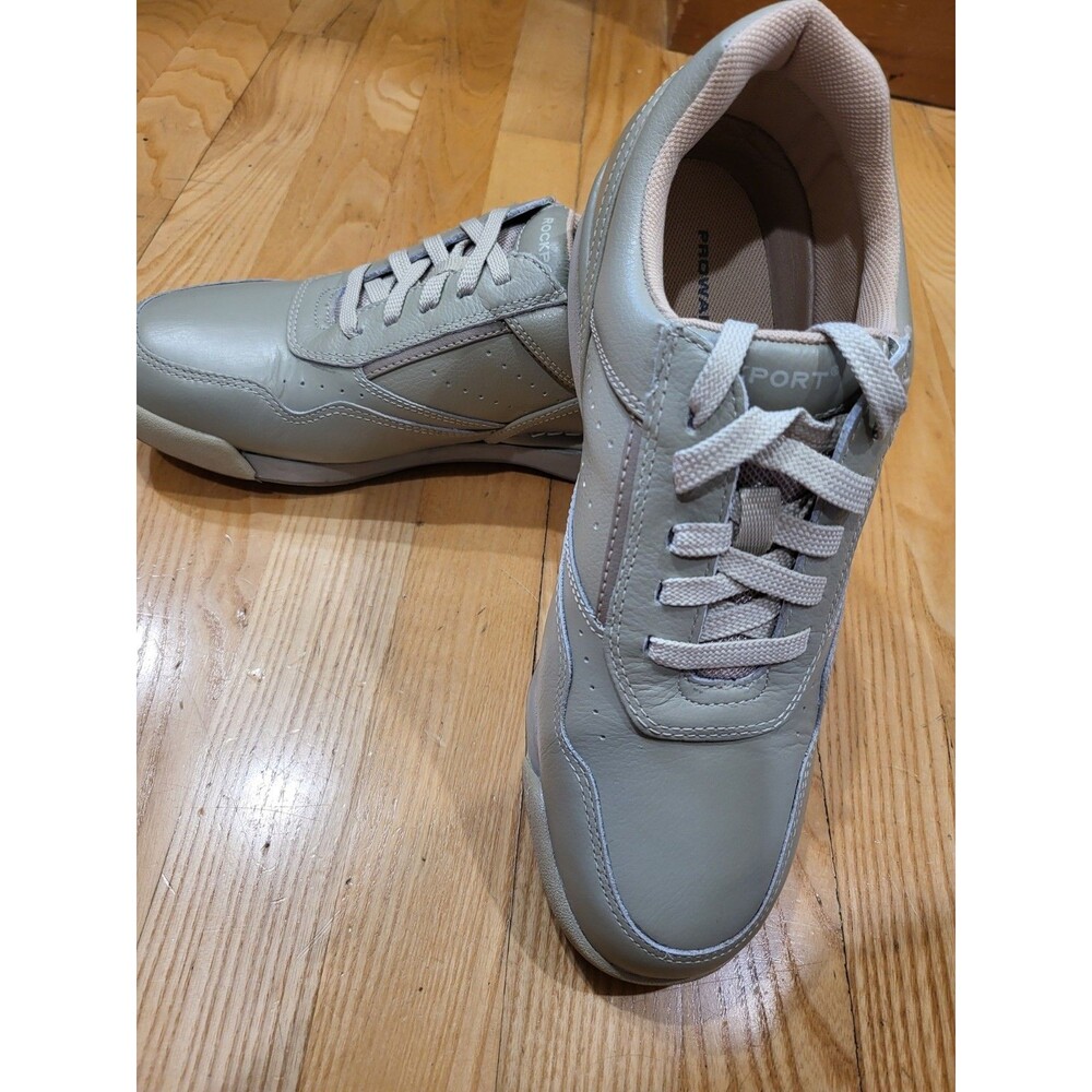Rockport Men’s M7100 Pro Walker Walking Shoes – Sport White/Wheat – Size 7.5 M